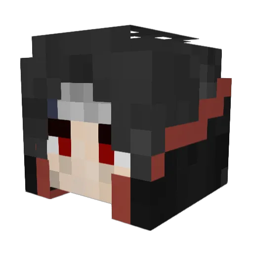 NullZypresse226 Minecraft avatar head, 3D render