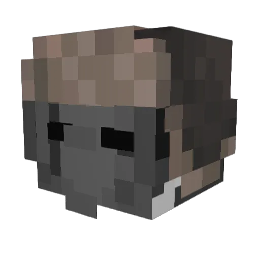 Null_Nova Minecraft avatar head, 3D render