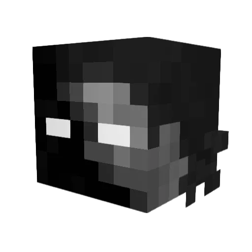 Null_Sentinel Minecraft avatar head, 3D render