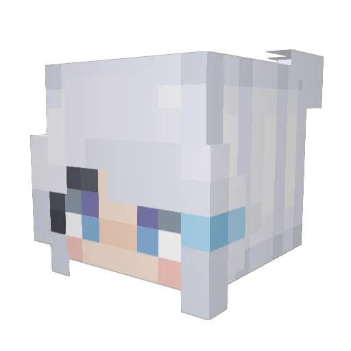 Null_ks Minecraft avatar head, 3D render