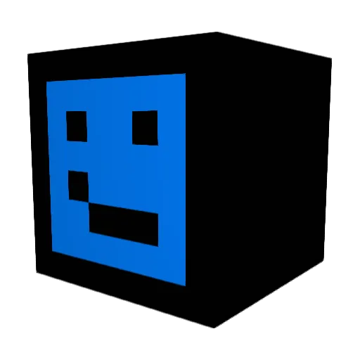 NullaTron Minecraft avatar head, 3D render