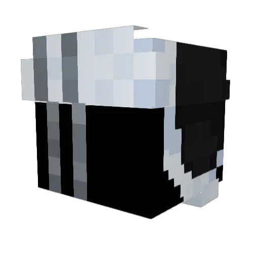 Nullex_007 Minecraft avatar head, 3D render