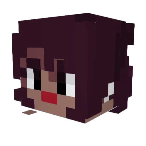 Nullifiedlife67 Minecraft avatar head, 3D render