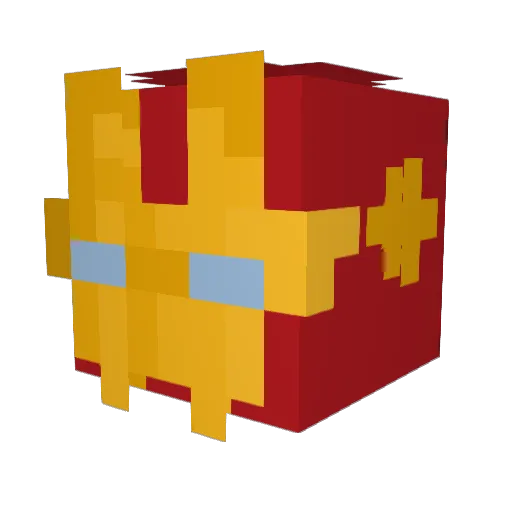 NullifyEXE Minecraft avatar head, 3D render