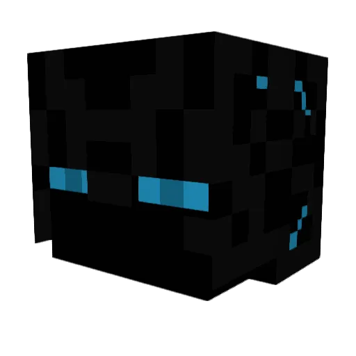 Nulliki Minecraft avatar head, 3D render
