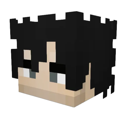 Nullmite600 Minecraft avatar head, 3D render