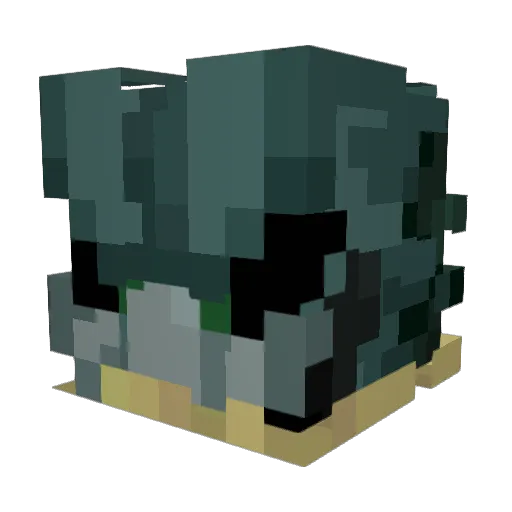 Nulshock2747 Minecraft avatar head, 3D render