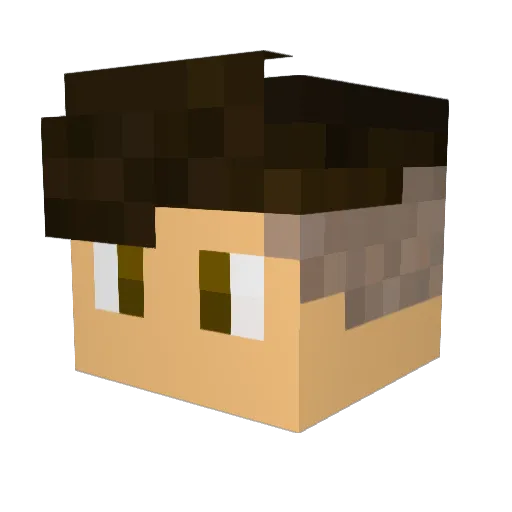 Num10SurLeRainte Minecraft avatar head, 3D render