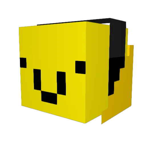 NumIsOnline Minecraft avatar head, 3D render