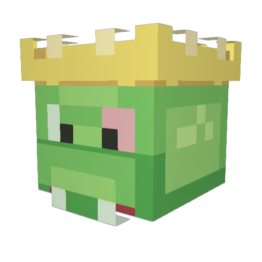 Numa27 Minecraft avatar head, 3D render