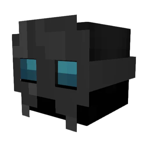 Numb_26 Minecraft avatar head, 3D render