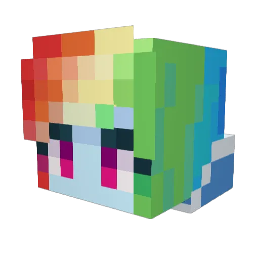 Number1AOTfan Minecraft avatar head, 3D render