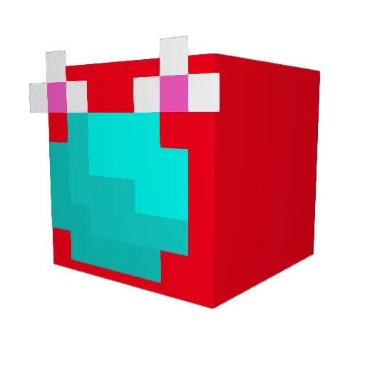Number1shartner Minecraft avatar head, 3D render