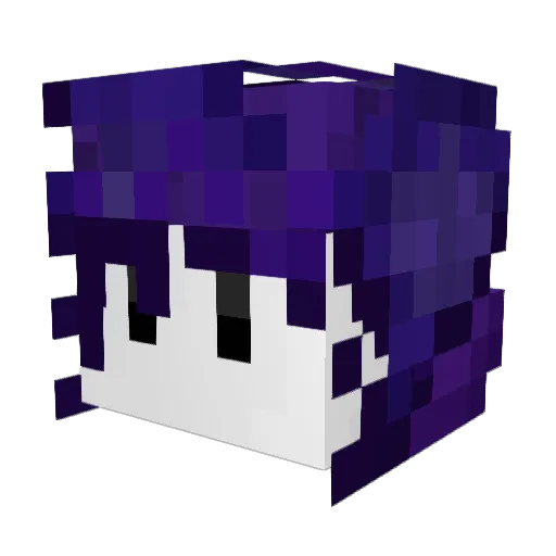 NumbreIsCool Minecraft avatar head, 3D render