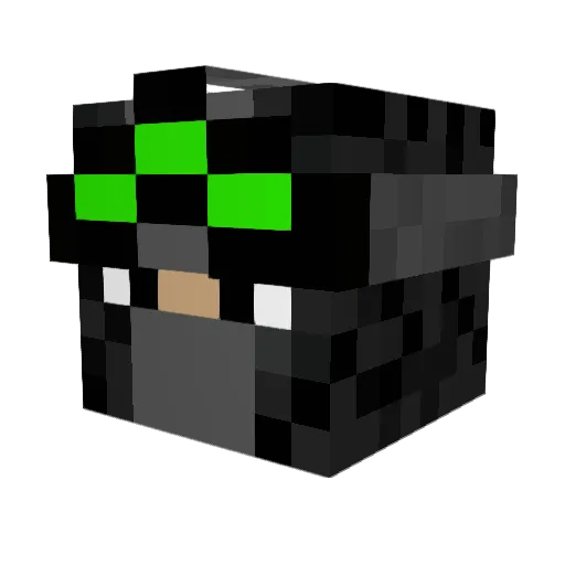 NuminexArts Minecraft avatar head, 3D render