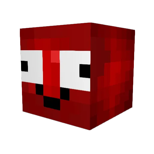 Numline1 Minecraft avatar head, 3D render