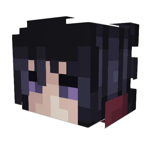 Nummer174 Minecraft avatar head, 3D render