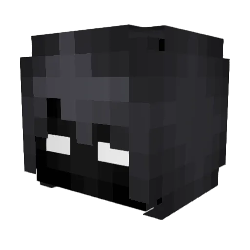 Numser Minecraft avatar head, 3D render
