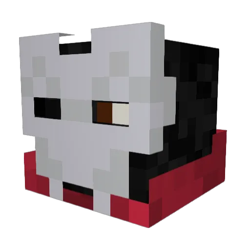 NunAtlas Minecraft avatar head, 3D render