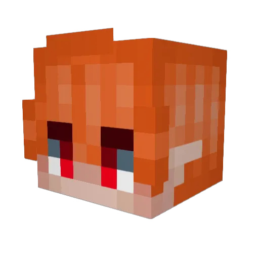 Nunavut_Richard Minecraft avatar head, 3D render
