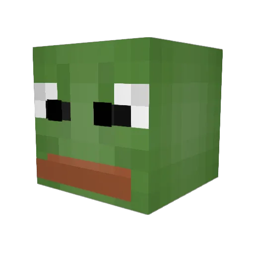 Nundu74 Minecraft avatar head, 3D render