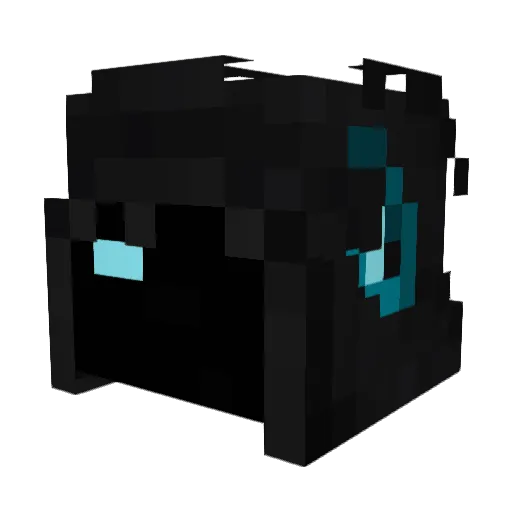 Nungler Minecraft avatar head, 3D render