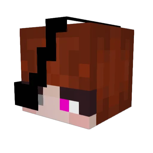 Nunik29 Minecraft avatar head, 3D render