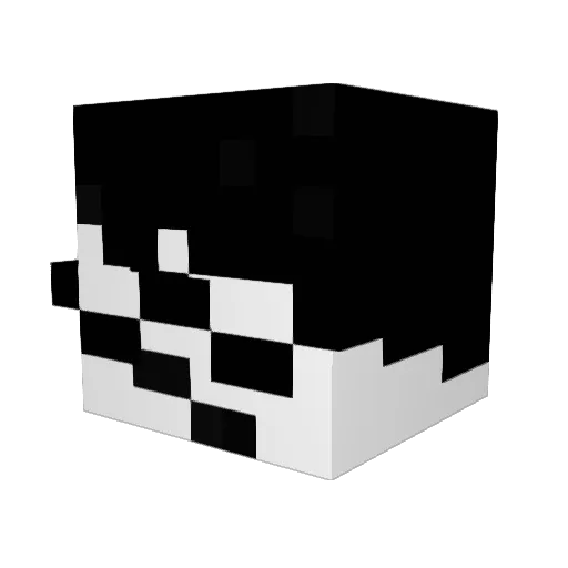 Nunito__ Minecraft avatar head, 3D render