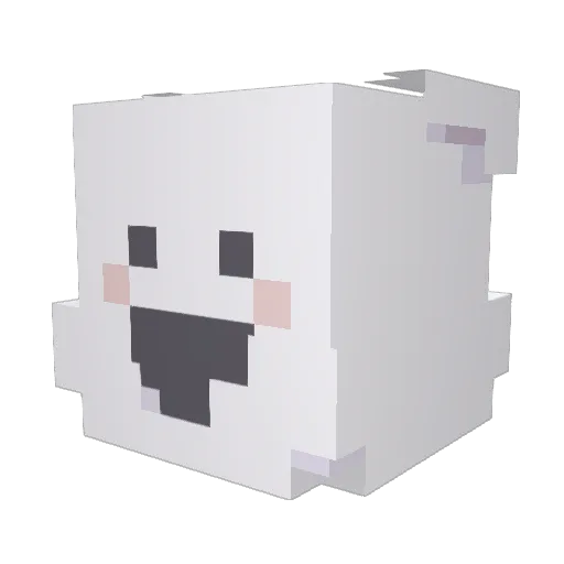 Nunu0310 Minecraft avatar head, 3D render