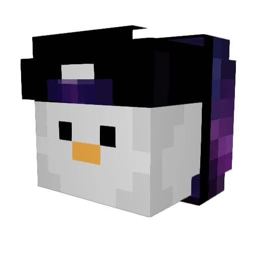 NunuFreebox Minecraft avatar head, 3D render