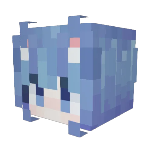 Nunzio520 Minecraft avatar head, 3D render