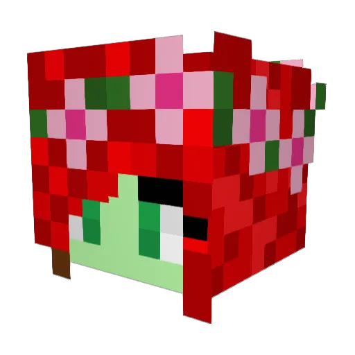 NuovaFiat Minecraft avatar head, 3D render