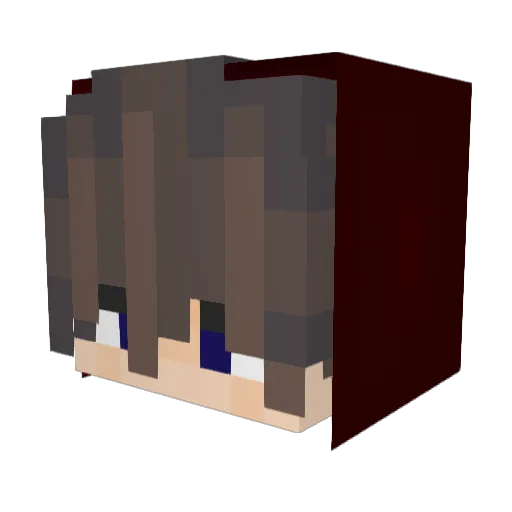 NurLxca Minecraft avatar head, 3D render