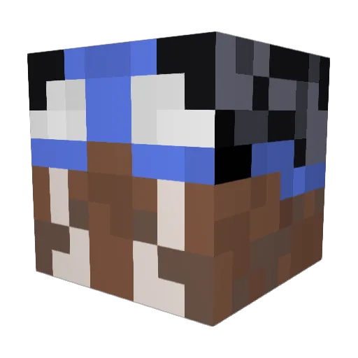 Nurathal Minecraft avatar head, 3D render