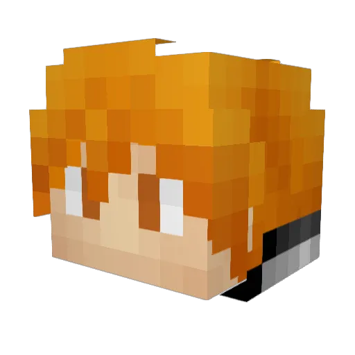 NurchAnothy Minecraft avatar head, 3D render