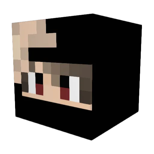 Nurdaulet07 Minecraft avatar head, 3D render