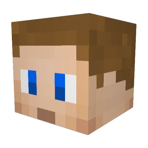 NurderHSV23 Minecraft avatar head, 3D render