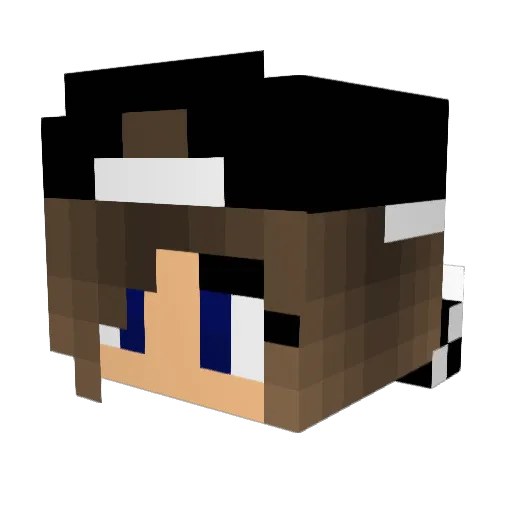 Nuria04sep Minecraft avatar head, 3D render