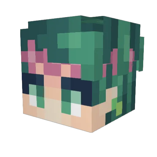 Nurse_Gloom Minecraft avatar head, 3D render