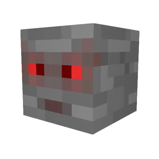 Nusiq Minecraft avatar head, 3D render