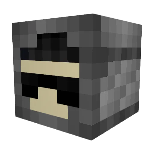 NussFilzball615 Minecraft avatar head, 3D render