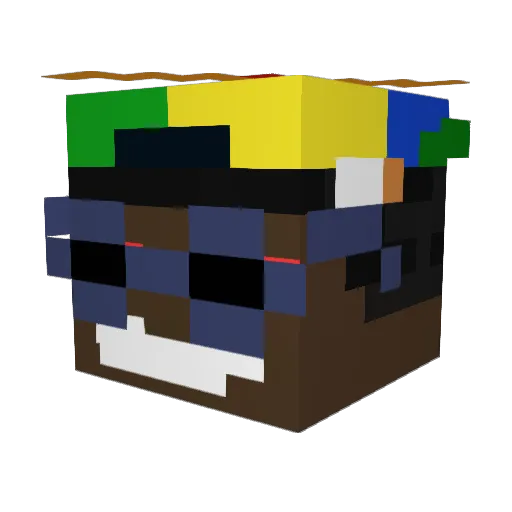 NussNougat_Lover Minecraft avatar head, 3D render