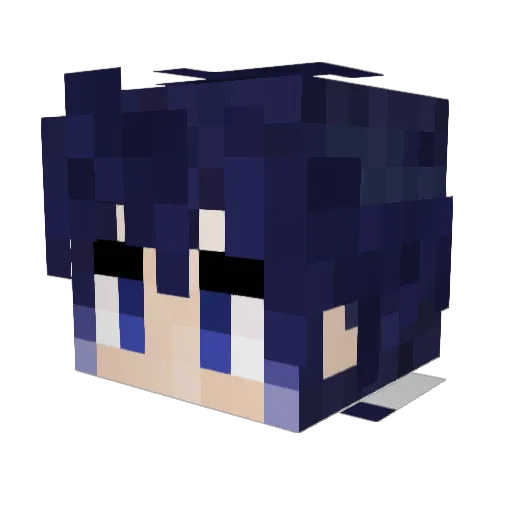 NustEred Minecraft avatar head, 3D render
