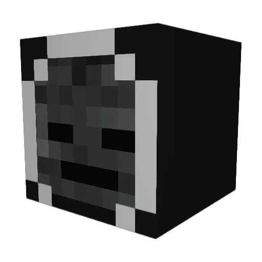 Nut8883 Minecraft avatar head, 3D render