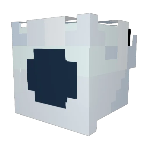 NutMaster121 Minecraft avatar head, 3D render
