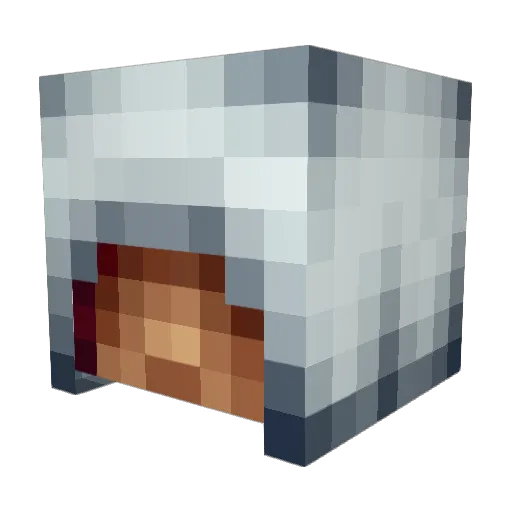 Nut_Bar Minecraft avatar head, 3D render