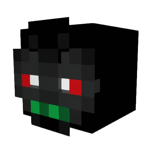 Nut_Gamer13 Minecraft avatar head, 3D render