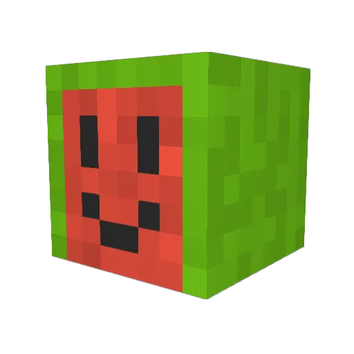 NutaNuta Minecraft avatar head, 3D render