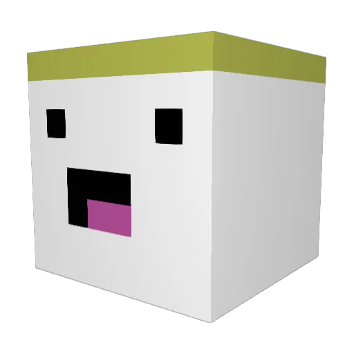 Nutella9050 Minecraft avatar head, 3D render
