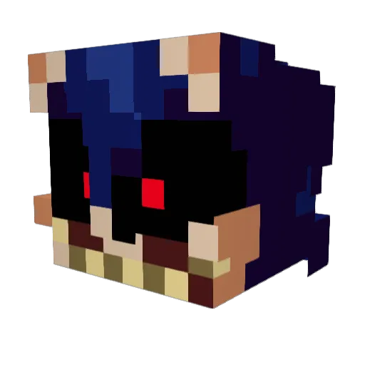 NutellaPatella Minecraft avatar head, 3D render